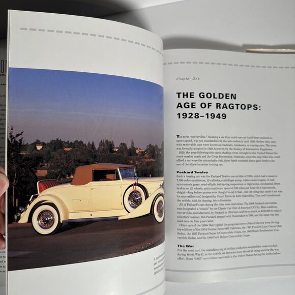 Convertibles : Sun, Wind and Speed by Michael Benson 1998 Hardcover - Picture 9 of 11